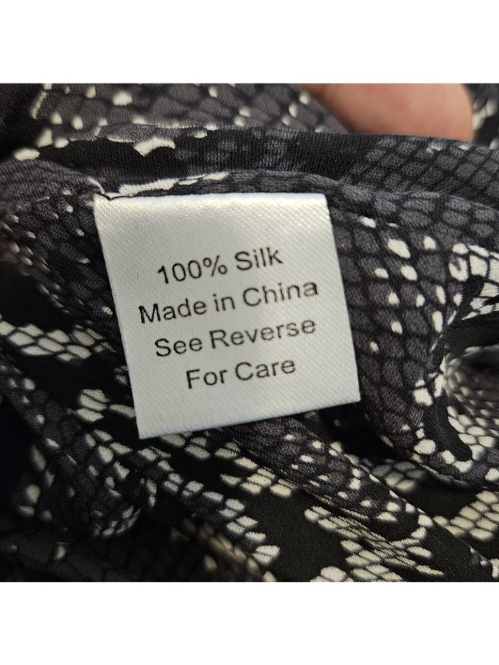 Parker Black Silk Snake Skin Print Party Dress Womens Size XS - Picture 4 of 4